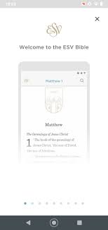 The free esv bible app for iphone, ipad, and android devices was designed to make reading the bible on your phone or tablet as intuitive as possible. Esv Bible 2 0 5 17 Download For Android Apk Free