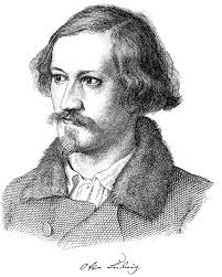 Otto Ludwig (1813-1865). /Ngerman Writer. Line Engraving By A. Weger.  Poster Print by Granger Collection