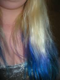 Most women will think about lightening up their hair around the spring and into summer. How To Dip Dye Blonde Hair Blue Mulroney S Magnificent Melange