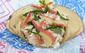 Recette Salade De Crabes Salicorne Pourpier Herbes Et Peches 750g Recette Salade De Crabe Recette Salade Salade