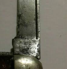 Simmons keen kutter jack pocket knife 1924/1934, german silver used. Antique Ec Simmons St Louis Usa Pocket Knife Vintage The Small Blade Is Broken 3702774991