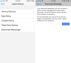 How to deactivate your facebook account 1. How To Delete Messenger Account On Android Iphone Ipad