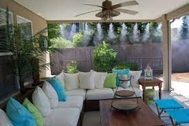 The outdoor mister has multiple different uses: High Pressure Misting Systems Patio Misters Misting Pros Patio Misting System Patio Mister Outdoor Spaces