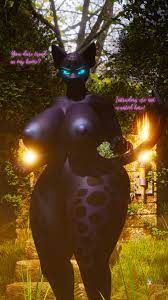 2022 3d (artwork) 4k 5 fingers 9:16 absurd res angry animal  humanoid animal print anthro ass big breasts black markings blender  (software) blue eyes branch breasts brick brick wall