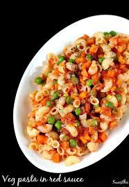 Vegetable Pasta In Red Sauce Recipe Veg Red Sauce Pasta Recipe Recipe Vegetable Pasta Recipes Vegetable Pasta Red Sauce Recipe