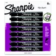 Sharpie Flip Chart Marker Bullet Tip Pack 8