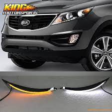 For 2011 2016 Kia Sportage Led Eyebrow Drl Headlight Turn Signal Kia Sportage Sportage Kia