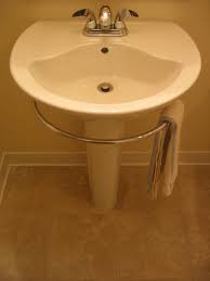 Pedestal Sink Towel Bar Vanna