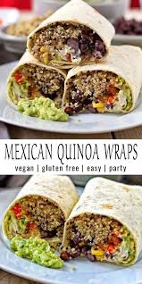 Mexikanische Quinoa Wraps Women S Fashion Rezepte Healthy Recipes Mexikanische Quinoa Wraps Rezept Einfache Rezepte Mittagessen