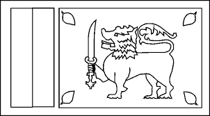 A day of parades and patriotism, independence day begins with the raising of the country's multicolored flag, featuring a gold lion with a sword in hand. Sri Lanka Flag Flag Coloring Pages Sri Lanka Flag Sri Lanka