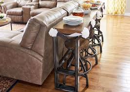 Chandler Sofa Table Bar Set Brown Sofa Table Bar Table And Stools Bar Table