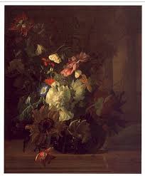 Check spelling or type a new query. Flowers In A Glass Vase On A Balustrade With Colonnade Rachel Ruysch Artwork On Useum