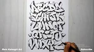 Gambar grafiti a sampai z. Wow Menggambar Grafiti Alfa Bet Dengan Mudah Youtube