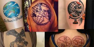Map of haiti on earth. 25 Amazing Travel Tattoos Designs Tour My India