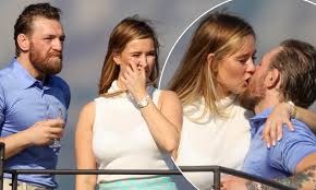 Conor mcgregor and dee devlin have been together since. Conor Mcgregor And Fiancee Dee Devlin Kiss Passionately During Trip To Corsica Daily Mail Online