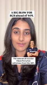 RCB's Ellyse Perry has withdrawn from WPL 2026 due to personal reasons DC's  Annabel Sutherland will also miss the upcoming WPL . . . . . . . . .  [Ellyse Perry,Perry