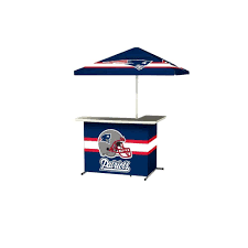 Best Of Times New England Patriots All Weather L Shaped Patio Bar With 6 Ft Umbrella Patio Bar Portable Bar Large Patio Umbrellas