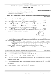 Model Simulare 2020 Clasa A 7 A Matematica Cu Rezolvare Simulare En Vii Jitaruionelblog Pregatire Bac Si Evaluarea Nationala 2021 La Matematica Si Alte Materii Materiale Lectii Formule Exercitii Rezolvate Matematica Gimnaziu