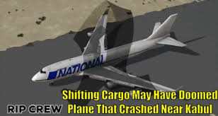 Check out my official shop with. Boeing 747 Crash In Bagram Afghanistan Cargo Not Restrained Properly Watchintyme