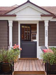 #house interiors #customised wooden #front doors #house beautification #required style #best matched doors #prevailed house #prevailed house styles #house styles here are some pictures of front entrance way before and afters: Cottage Front Doors Better Homes Gardens