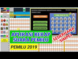 Cara Rekap Suara Pemilu 2019 Aplikasi Excel Sederhana Untuk Rekap Tingkat Kecamatan Youtube