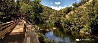 A sua localização é nas imediações da cascata das aguieiras e da garganta do paiva. Ponte Suspensa Nos Passadicos Do Paiva