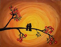 Today in how to draw scenery for kids, we will learn how to draw sunset scenery step by step with oil pastels | easy for. Canvas Bird Painting For Kids Painting Inspired