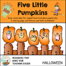 On the other hand, pumpkin they can use it to celebrate that event by seeing in the book coloring pages of the pumpkin. Five Little Pumpkins Coloring Worksheets Teaching Resources Tpt