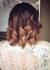 Rose Gold Ombre Short Curly Hair