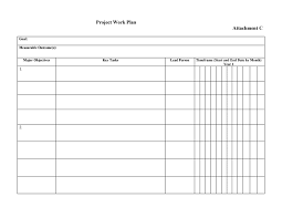 This can be something very specific or a broader aim. Work Plan 40 Great Templates Samples Excel Word á… Templatelab