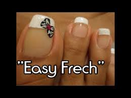 Santísima uñas spa está ubicado en el centro comercial estación niquia bello antioquia local 401 a. French Facil Para Las Unas De Los Pies Easy Frech Design Toe Nail Art Youtube