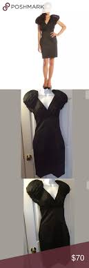 New Ted Baker Alwaid Puff Sleeve Silk Dress Black Silk Dress Stunning Dresses Puff Sleeve