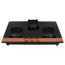 Burning gas stove with blue flame top and side view. Buy Faber 3 Burner Toughened Glass Built In Gas Hob Flame Failure Device Utopia Ht783 Crs Br Ci Ai Black Online Croma