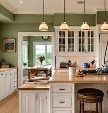 Whether it's a modern bedroom or rustic kitchen, sage is a wise idea. Pin By Shasha Azila On Kitchen Green Kitchen Walls Kitchen Green Walls Kitchen Remodel Idea