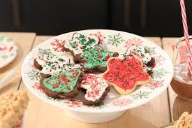Joy bauer gives peanut butter cookies and chocolate fudge a healthy makeover. Double Chocolate Butter Cookies Giadzy Recipe Chocolate Butter Butter Sugar Cookies Chocolate Christmas Cookies