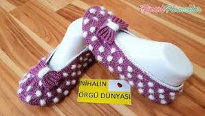 2018 Benekli Babet Patik Yapimi Hunerliparmaklar Babetler Patikler Orgu