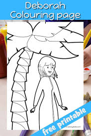 This coloring page was posted on monday, november 11, 2013. Deborah Free Bible Lesson For Kids Trueway Kids