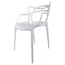 Paying homage to three separate designs, arne jacobsen's series 7, the eames eiffel, and saarinen's tulip armchair, this replica masters chair is a fantastic fusion of contemporary and classic. Buy White Masters Style Chair From Fusion Living Online