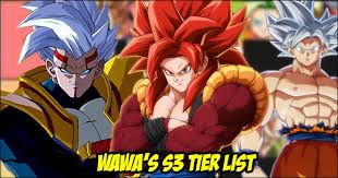 Though it's not entirely clear which japanese competitors. Wawa Releases Final Season 3 Tier List For Dragon Ball Fighterz With A Few Old Staples Now Sitting At The Bottom Of The Rankings