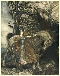 33 Valkyrie Rackham Color Jpg Image Marchen Kunst Der Ring Des Nibelungen Illustration