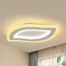 Acrylic Leaf Led Flush Ceiling Light Hallway Cute Stepless Dimming Warm White Lighting Ceiling Lamp Takeluckhome Com