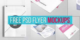 Free 3d glass window.psd logo mockup. Free Flyer Templates 10 Best Free Psd Flyer Mockup Templates Technig