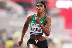 She set a commonwealth games record for the women's 100 metres with a time of 10.85 seconds. Life Blessing Okagbare Nigeria S Shooting Star Allnews Nigeria