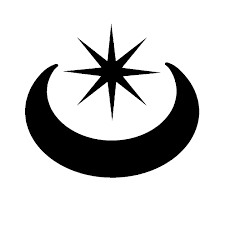 Eight pointed star medallions in a variety of colors and patterns, each one different. The Ancient Star And Crescent Mena Symbolism