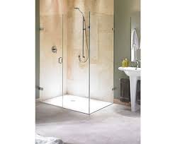 Flush To Floor Frameless With Minimal Hardware Corner Shower Enclosures Shower Enclosure Frameless Shower Enclosures