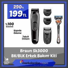 Braun Sk3000 Bk Blk Erkek Bakim Kiti Erkek Bakim Urunler Bakken
