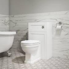 500mm Wc Toilet Unit Matt White Traditional Baxenden Better Bathrooms