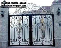 Characterized by clean lines and bold ornamental cladding transitions, our modern style. Modern Iron Gate Designs Glided Black Iron Gate Designs Gate Design Iron Gate Design Modern Iron Gate Designs