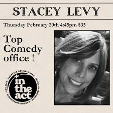 TOMORROW ! Meet Stacey Levy!! Stacey is the only Assoc. at this longtime  Top Comedy Office! They Cast a Hit CBS Show! Prepared Material Only! Online  Thursday February 20th 4:45pm $35 SIGN