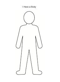 Have the person hold certain objects while you tell them what color it is. Body Person Outline Coloring Page Free Printable Coloring Pages For Kids